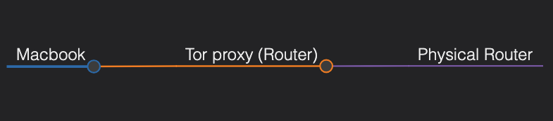 Transparent Tor Proxy Network Diagram